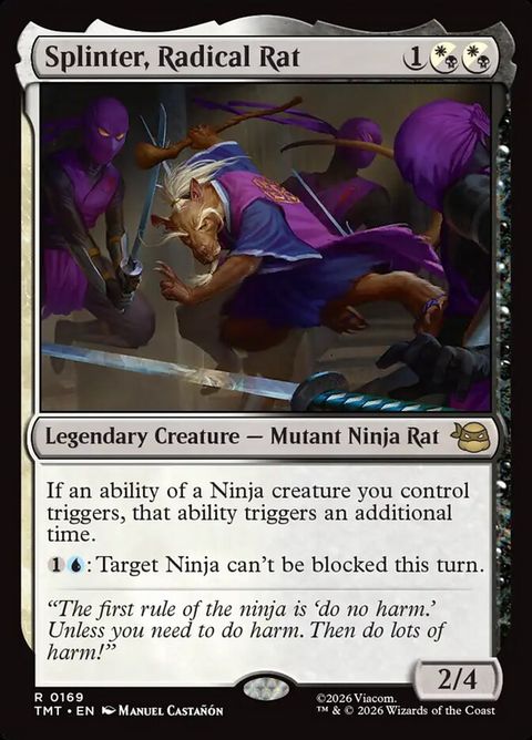 Splinter, Radical Rat (169)| Magic: The Gathering Card – Mox in the Hole