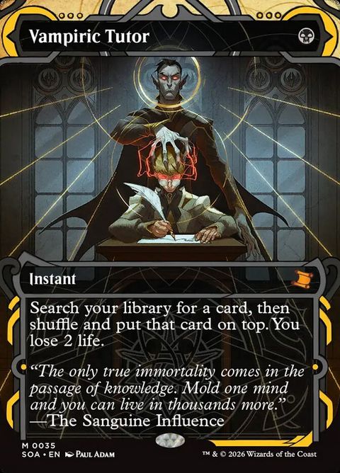 Vampiric Tutor (35)| Magic: The Gathering Card – Mox in the Hole