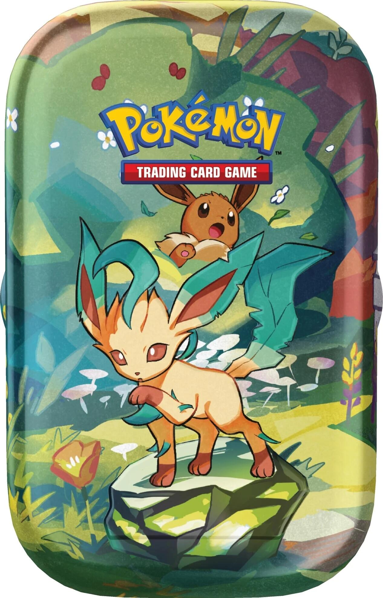 Scarlet & Violet: Prismatic Evolutions Mini Tin (Leafeon)  Mox in the Hole