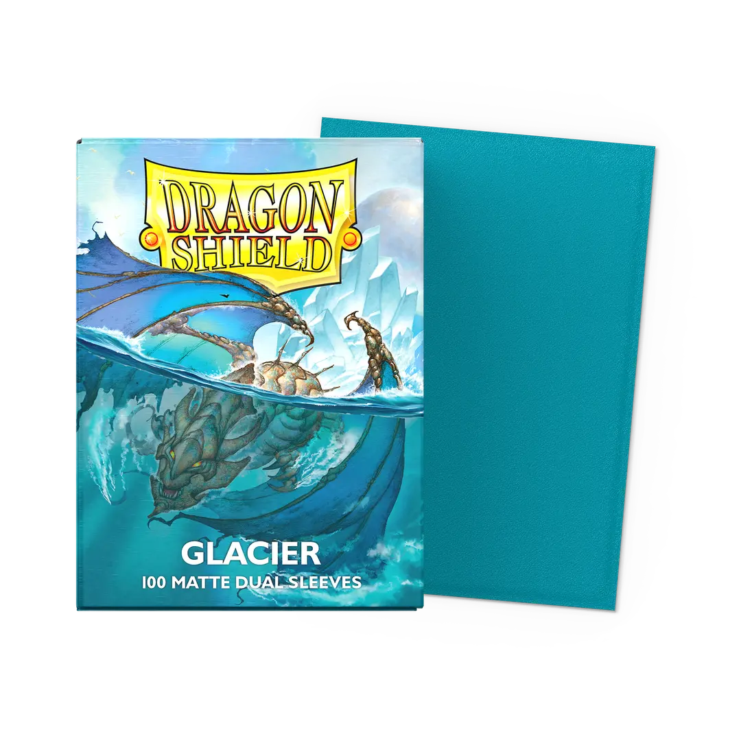 Dragon Shield Matte Dual - Glacier (100ct)