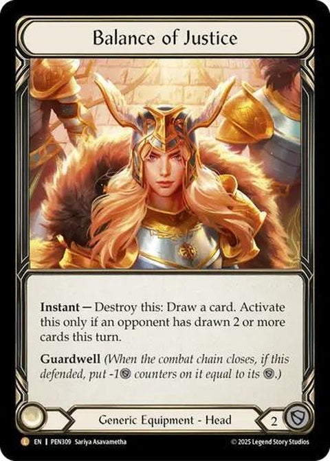 Balance of Justice (PEN309)| Flesh and Blood Card – Mox in the Hole