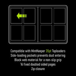 MintKeeper - Toploader Binder - 4 Pocket - Purple