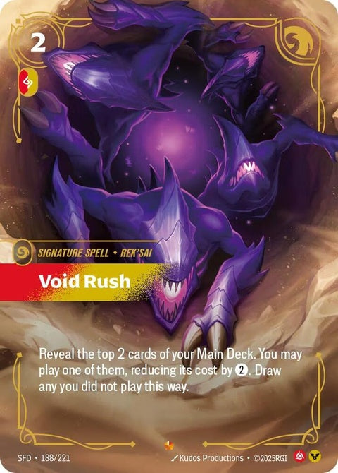 Void Rush (188)| Riftbound Card – Mox in the Hole