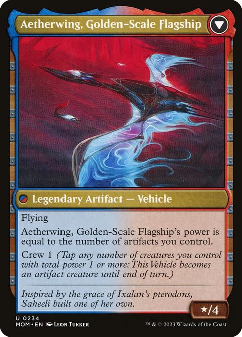 234-invasionofkaladeshaetherwinggoldenscaleflagship