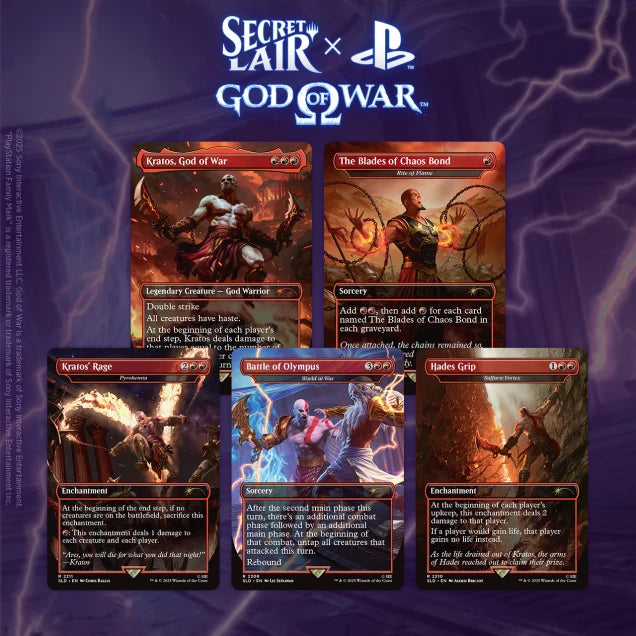 Magic the Gathering Secret Lair x PlayStation: God of War: Greek