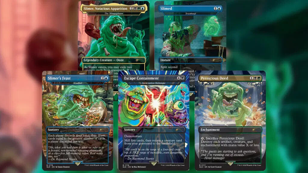 Secret Lair Drop: Secret Lair x Ghostbusters: Slimer (Rainbow Foil Edition)
