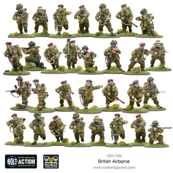 Bolt Action - British Airborne WWII Allied Paratroopers