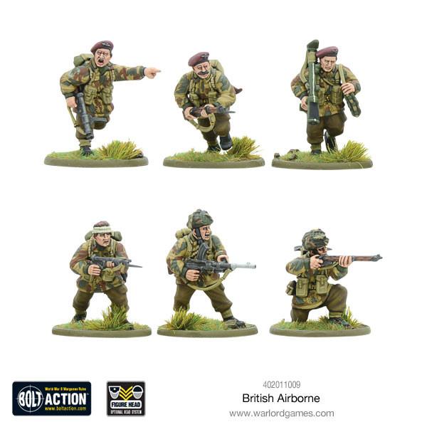 Bolt Action - British Airborne WWII Allied Paratroopers