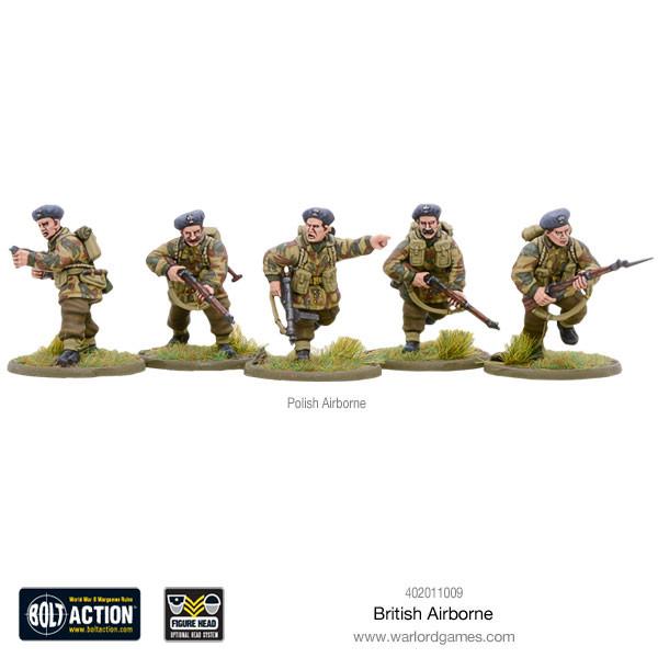 Bolt Action - British Airborne WWII Allied Paratroopers