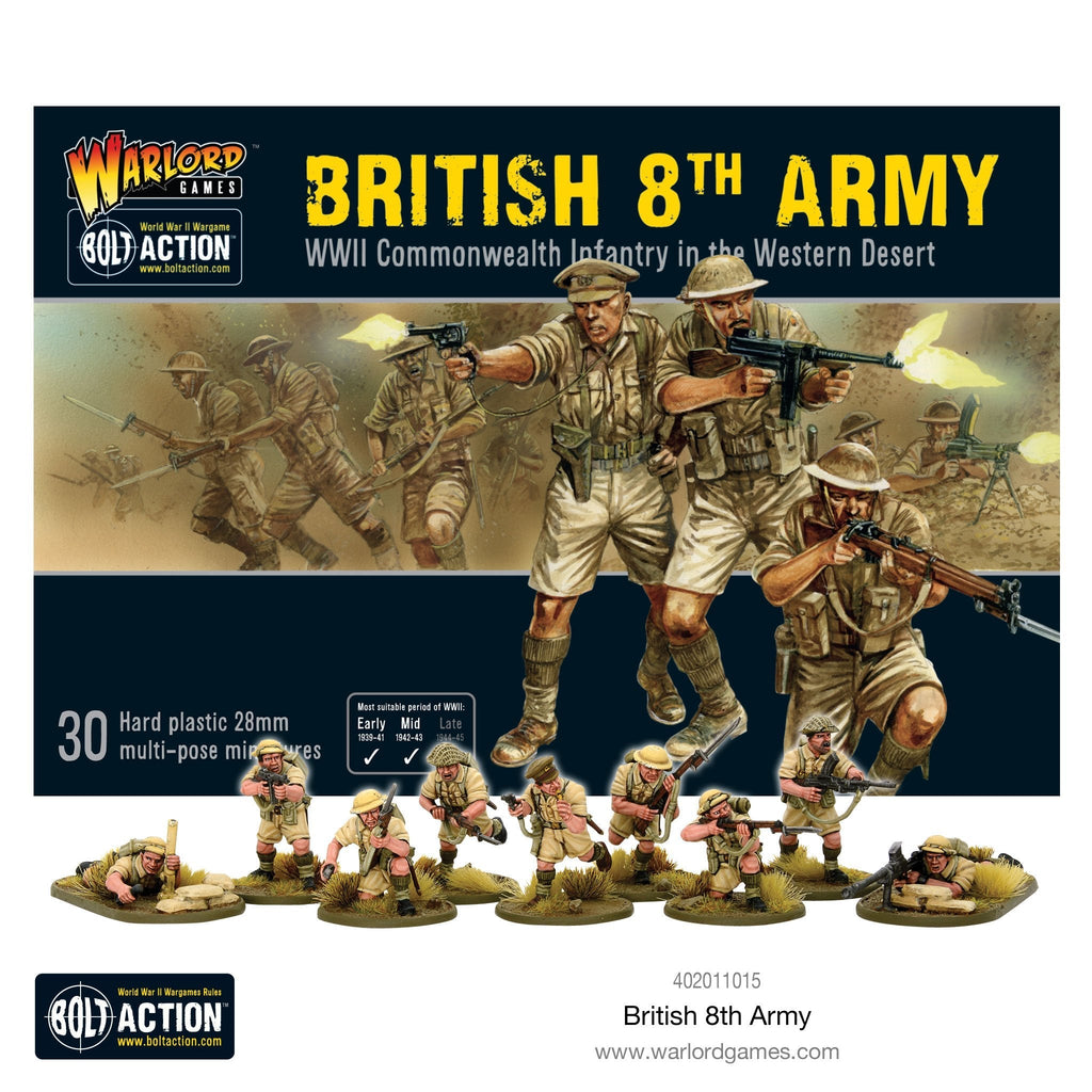 Bolt Action - British 8th Army Infantry