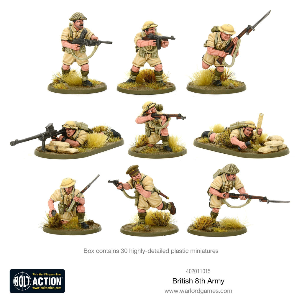 Bolt Action - British 8th Army Infantry
