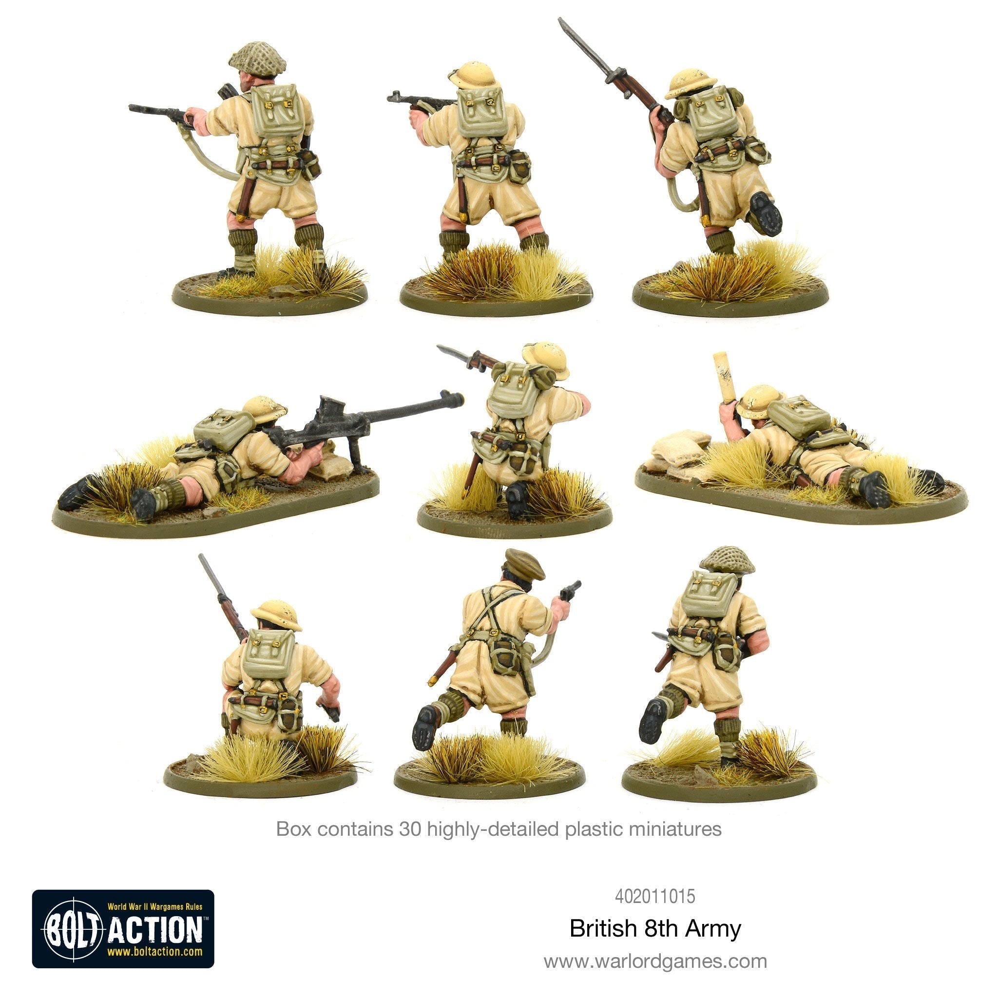 Bolt Action - British 8th Army Infantry