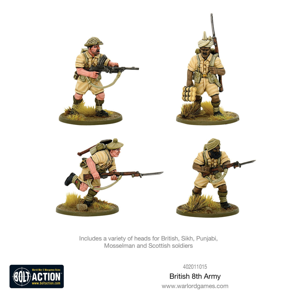 Bolt Action - British 8th Army Infantry