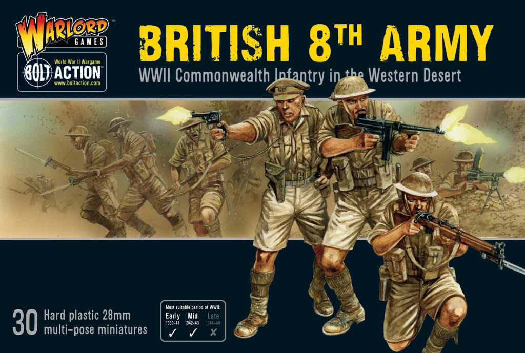 Bolt Action - British 8th Army Infantry
