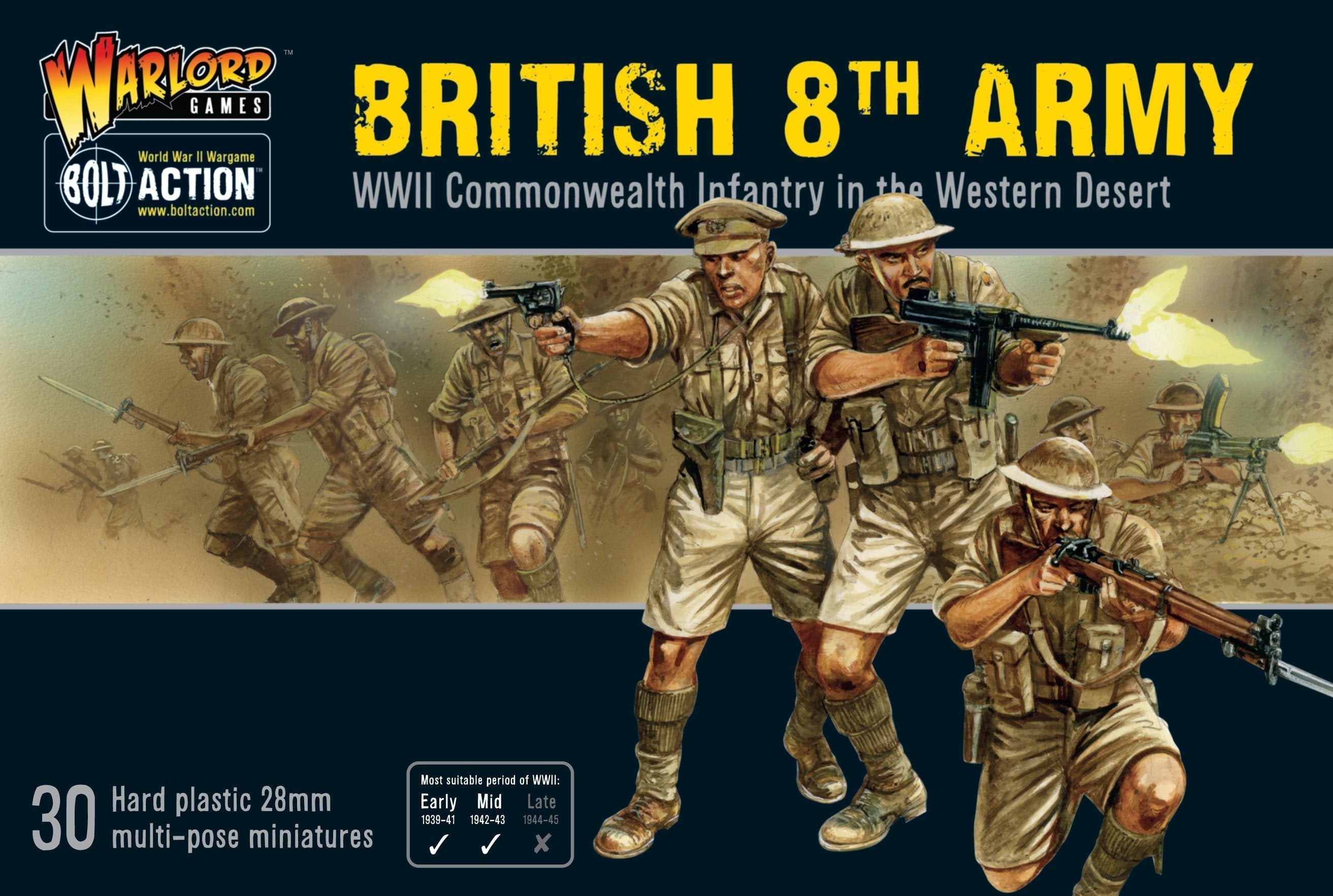 Bolt Action - British 8th Army Infantry