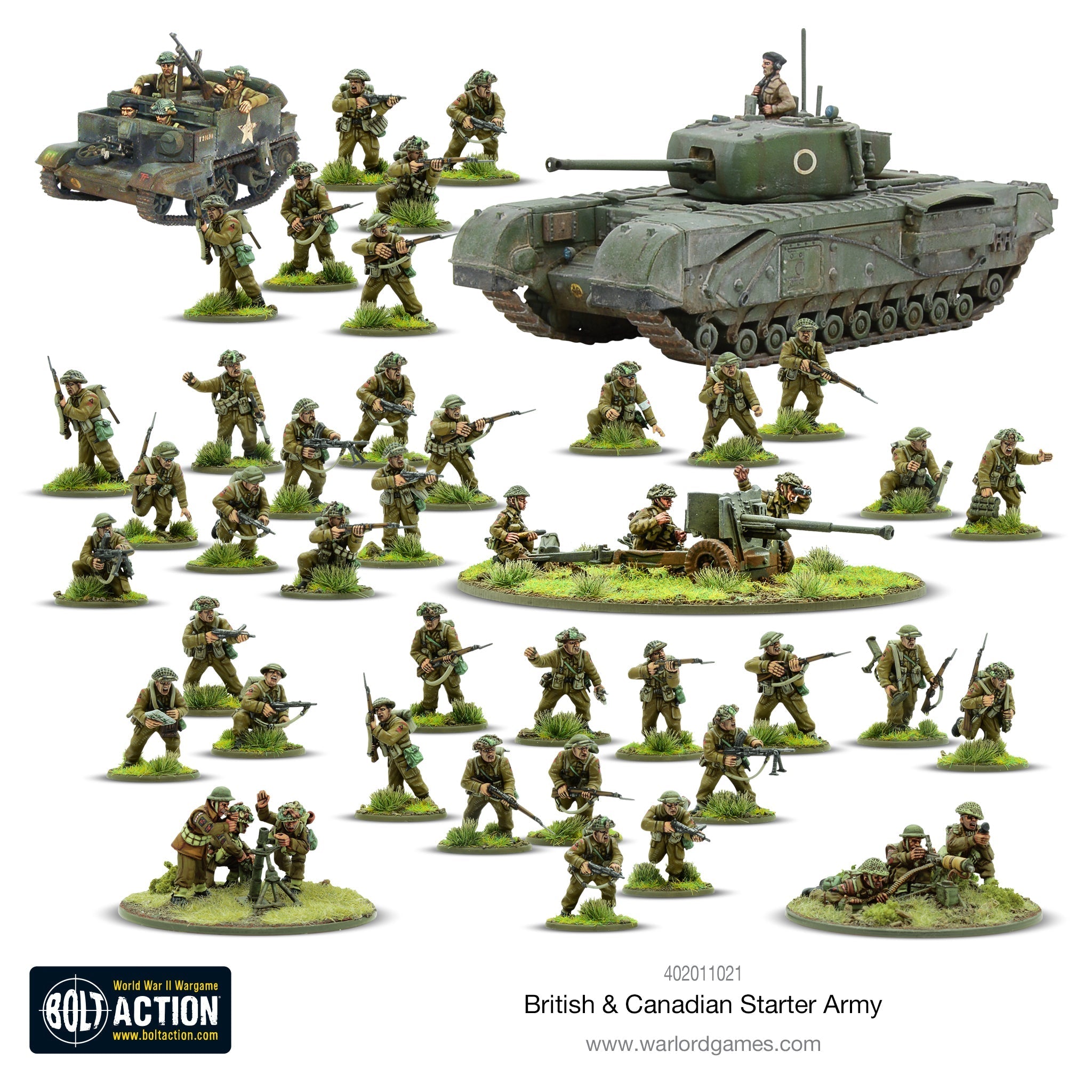 Bolt Action - British & Canadian Army (1943-45) Starter Army