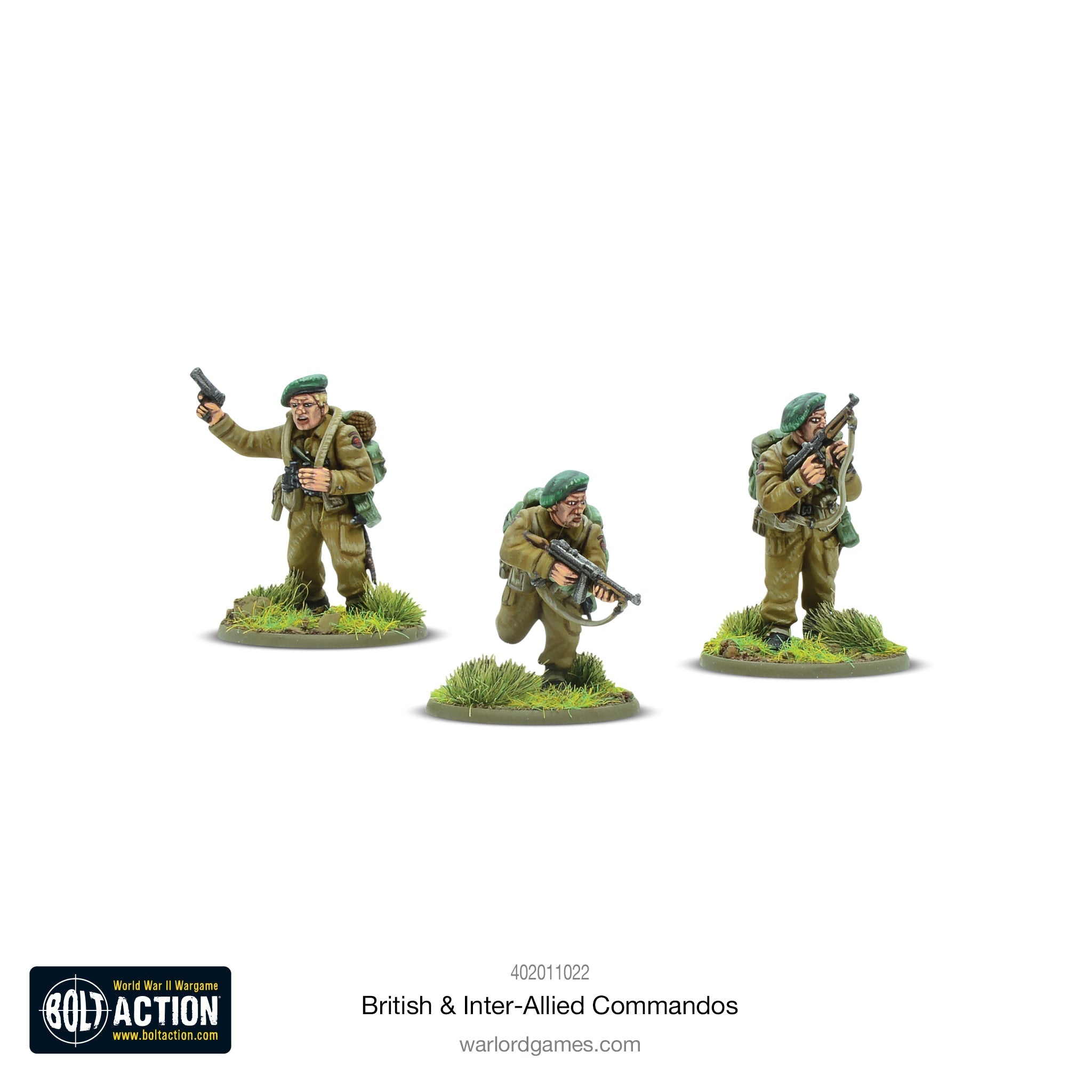 Bolt Action - British & Inter-Allied Commandos Plastic Box Set