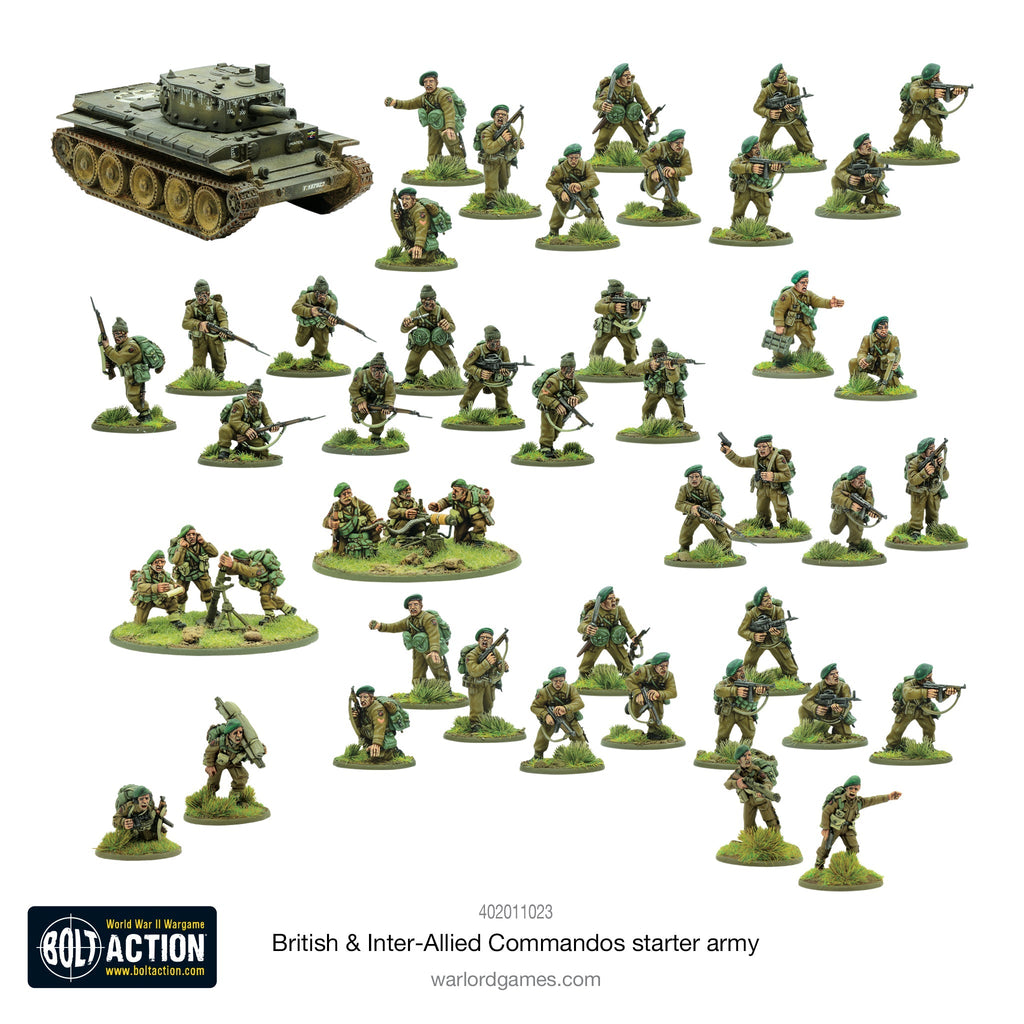 Bolt Action - British & Inter-Allied Commandos Starter Army