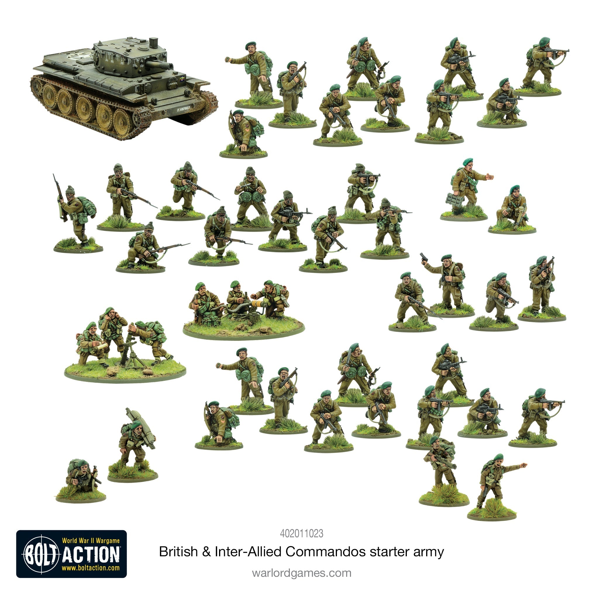 Bolt Action - British & Inter-Allied Commandos Starter Army