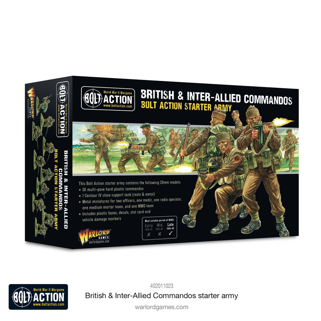 Bolt Action - British & Inter-Allied Commandos Starter Army
