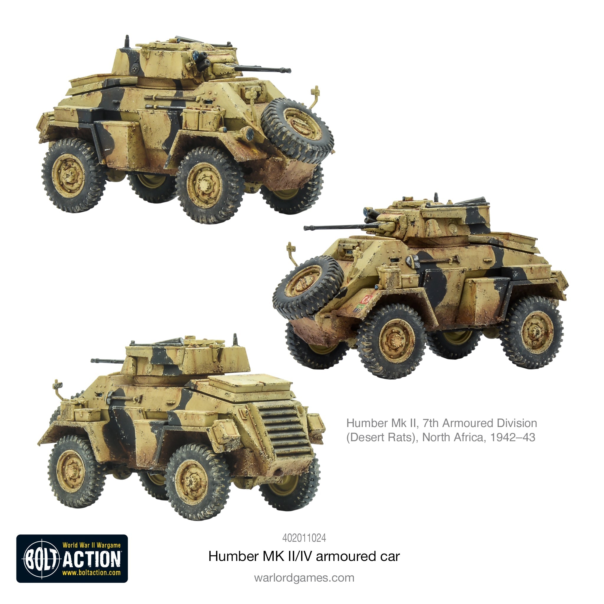 Bolt Action - Humber MK II/IV Armoured Car