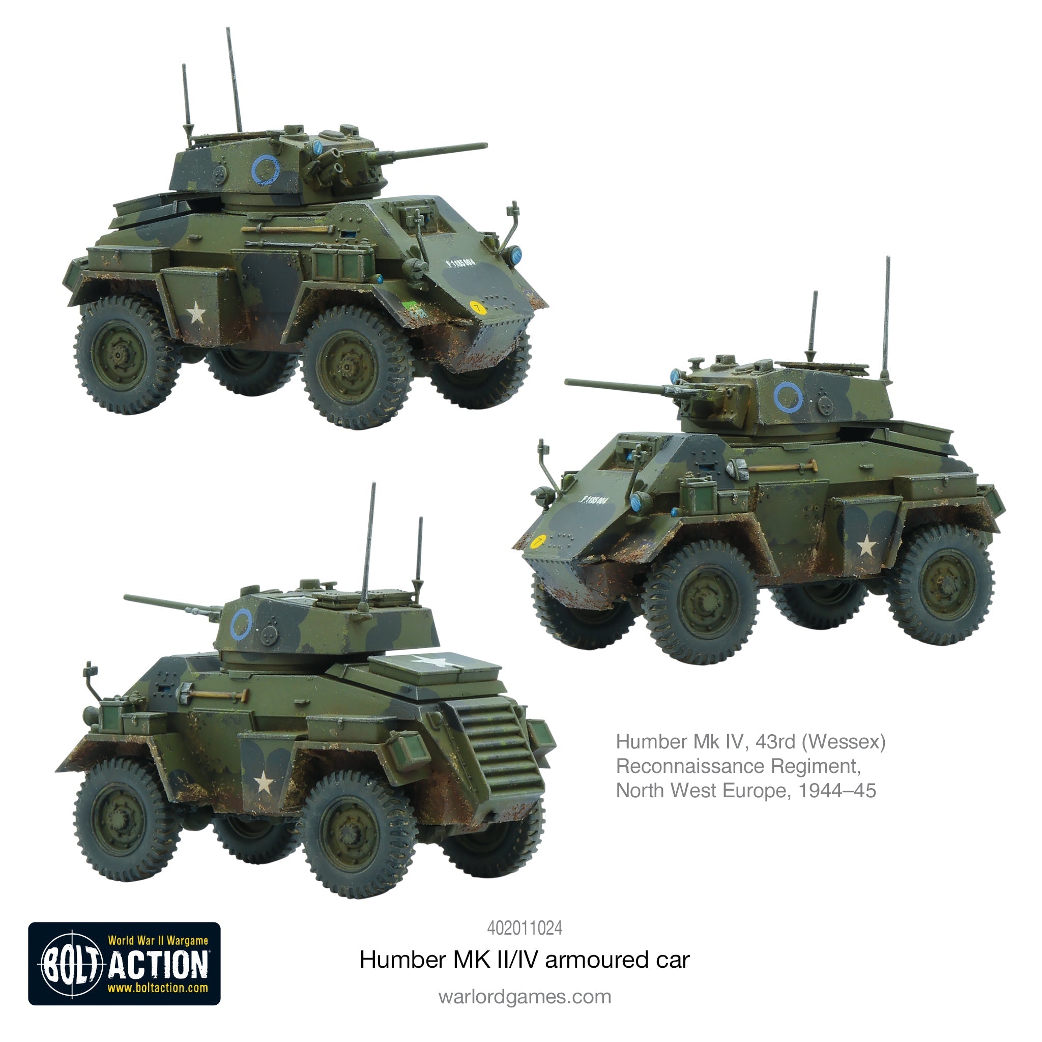 Bolt Action - Humber MK II/IV Armoured Car