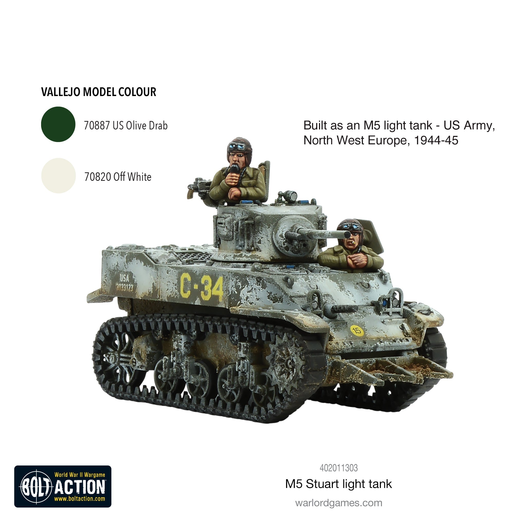 Bolt Action - M5 Stuart Light Tank