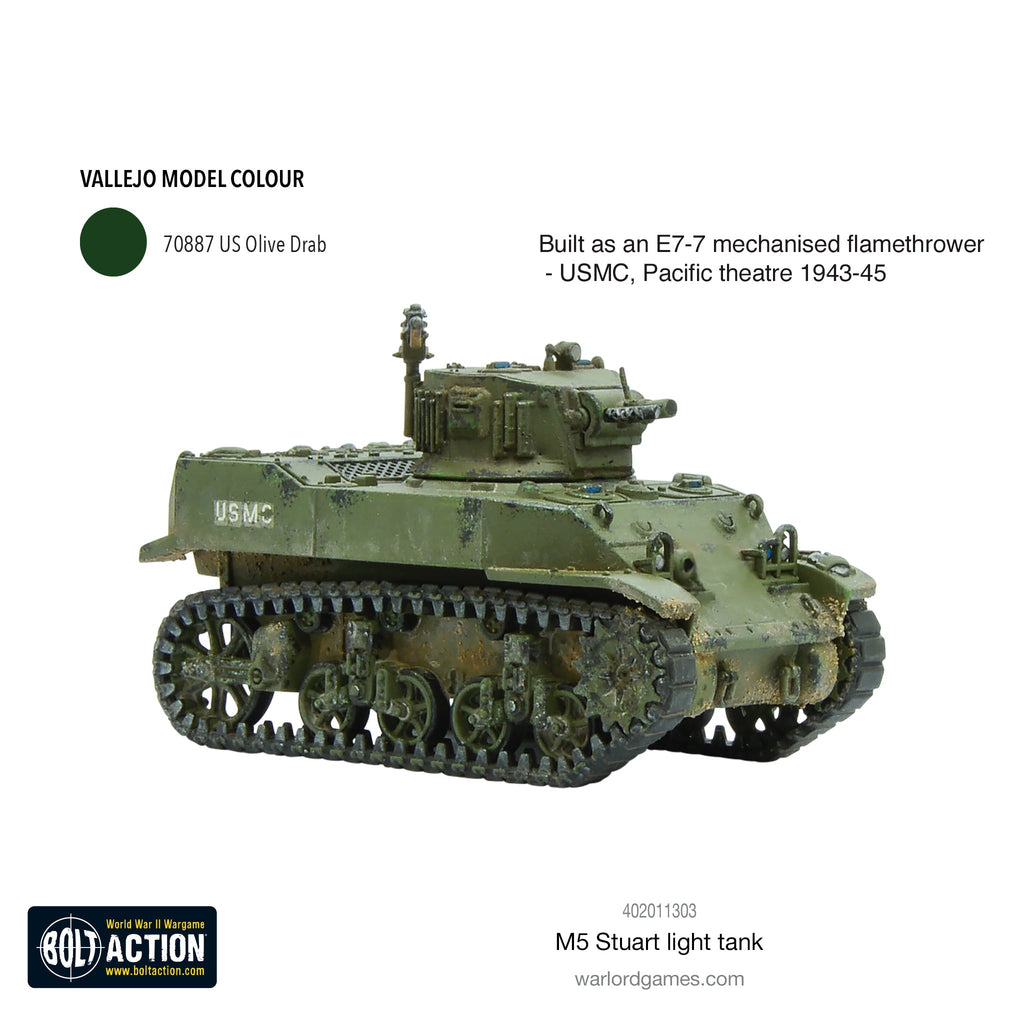 Bolt Action - M5 Stuart Light Tank