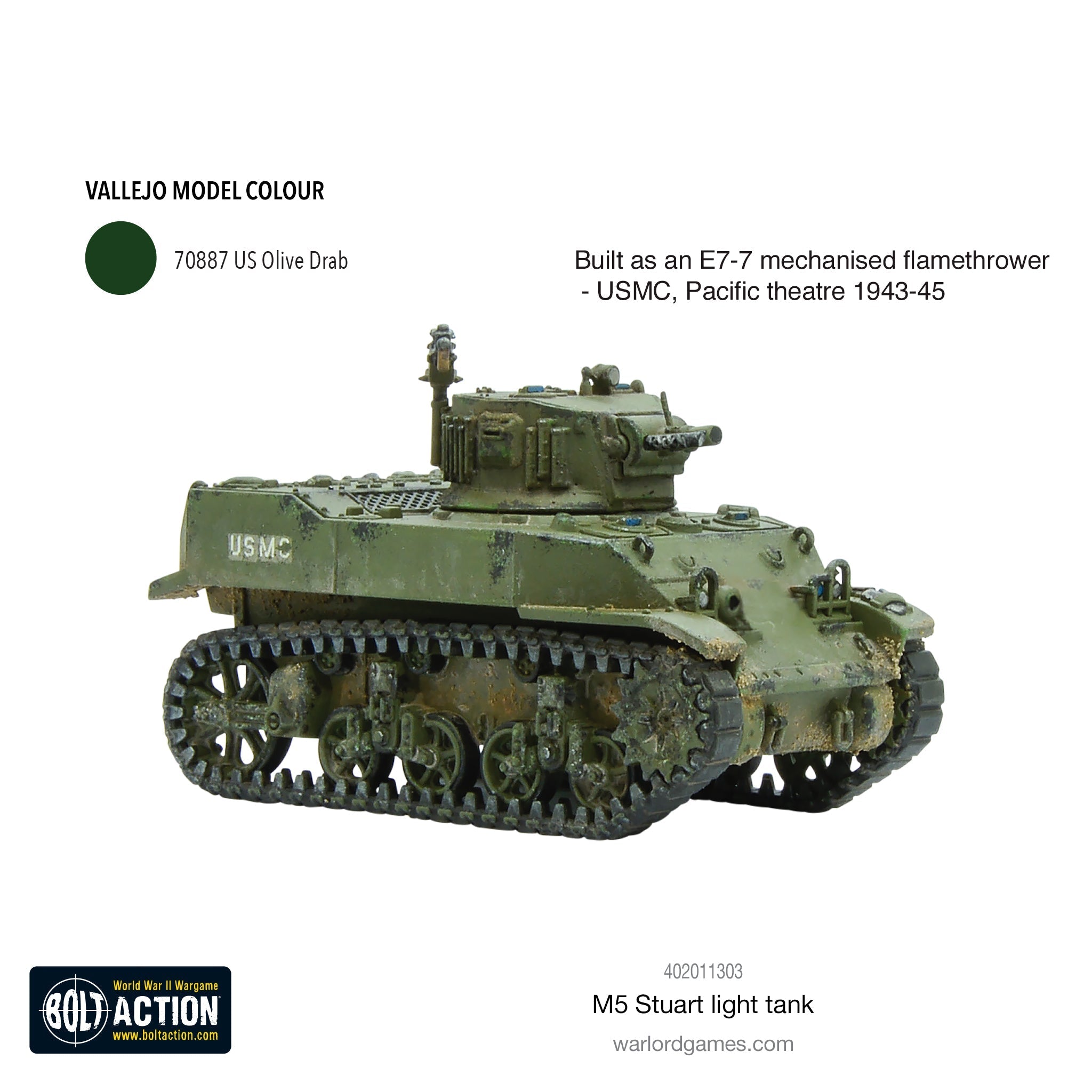 Bolt Action - M5 Stuart Light Tank