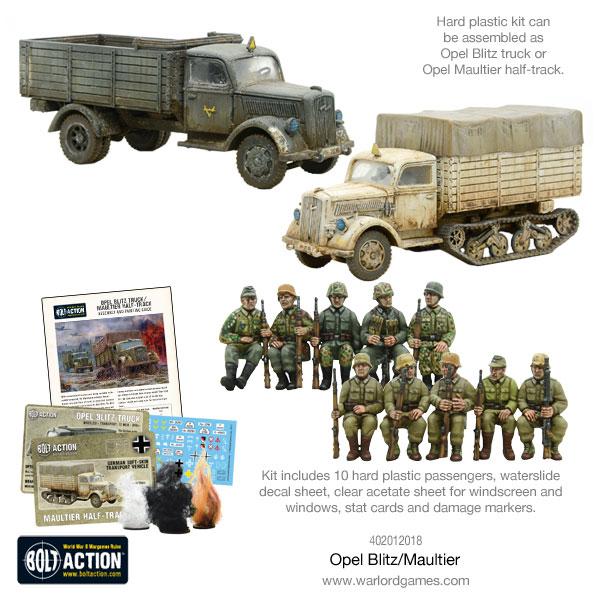 Bolt Action - Opel Blitz & Maultier