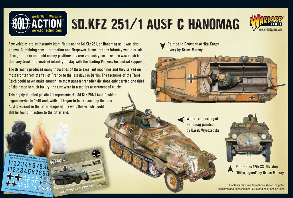 Bolt Action - Sd.Kfz 251 C Hanomag