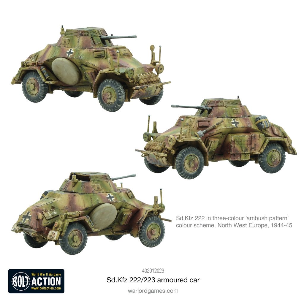 Bolt Action - Sd.Kfz 222/223 Armoured Car