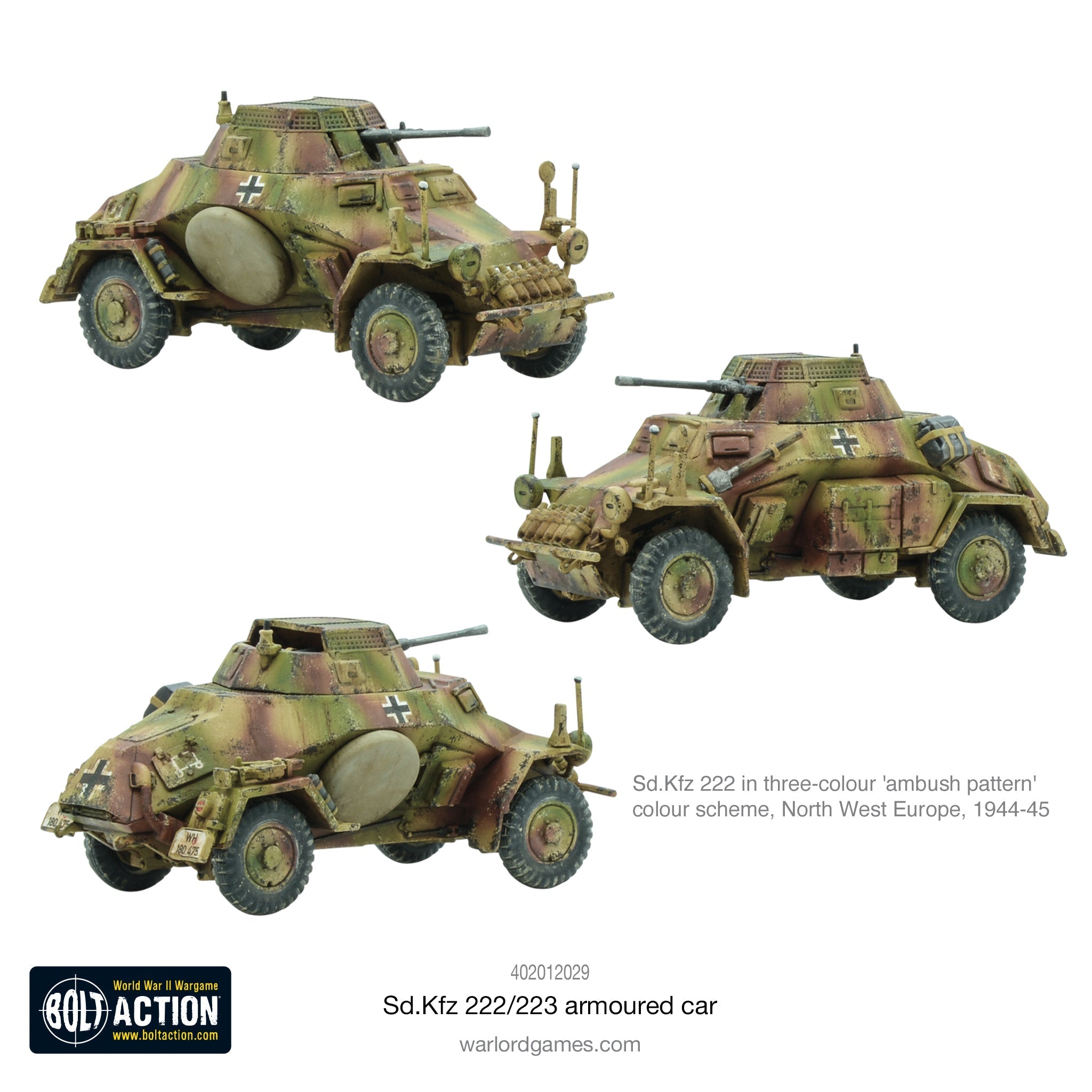 Bolt Action - Sd.Kfz 222/223 Armoured Car