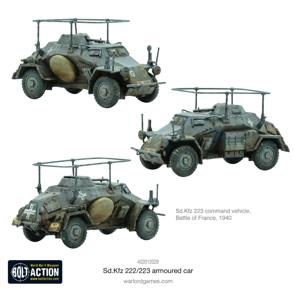 Bolt Action - Sd.Kfz 222/223 Armoured Car