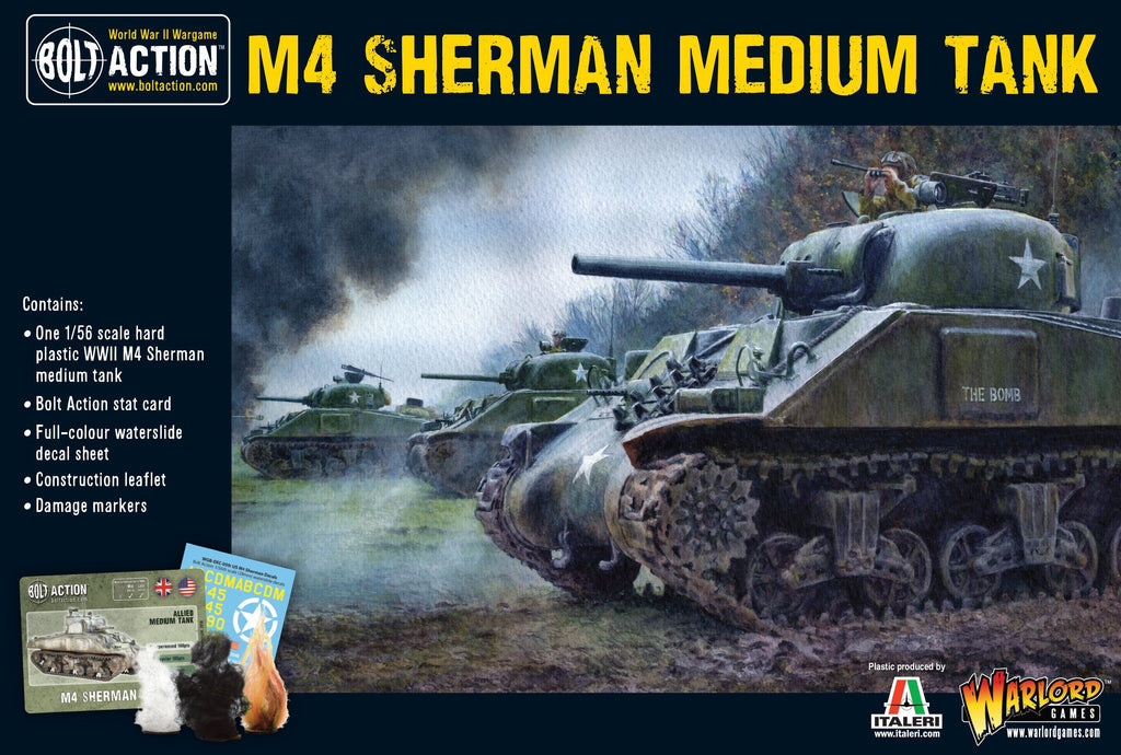 Bolt Action - Plastic M4 Sherman Medium Tank