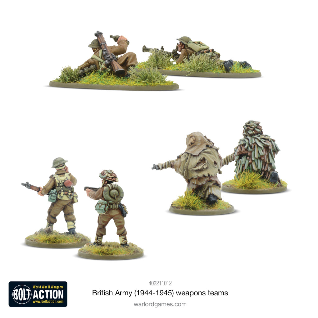Bolt Action - British Army (1944-45) Weapons Teams