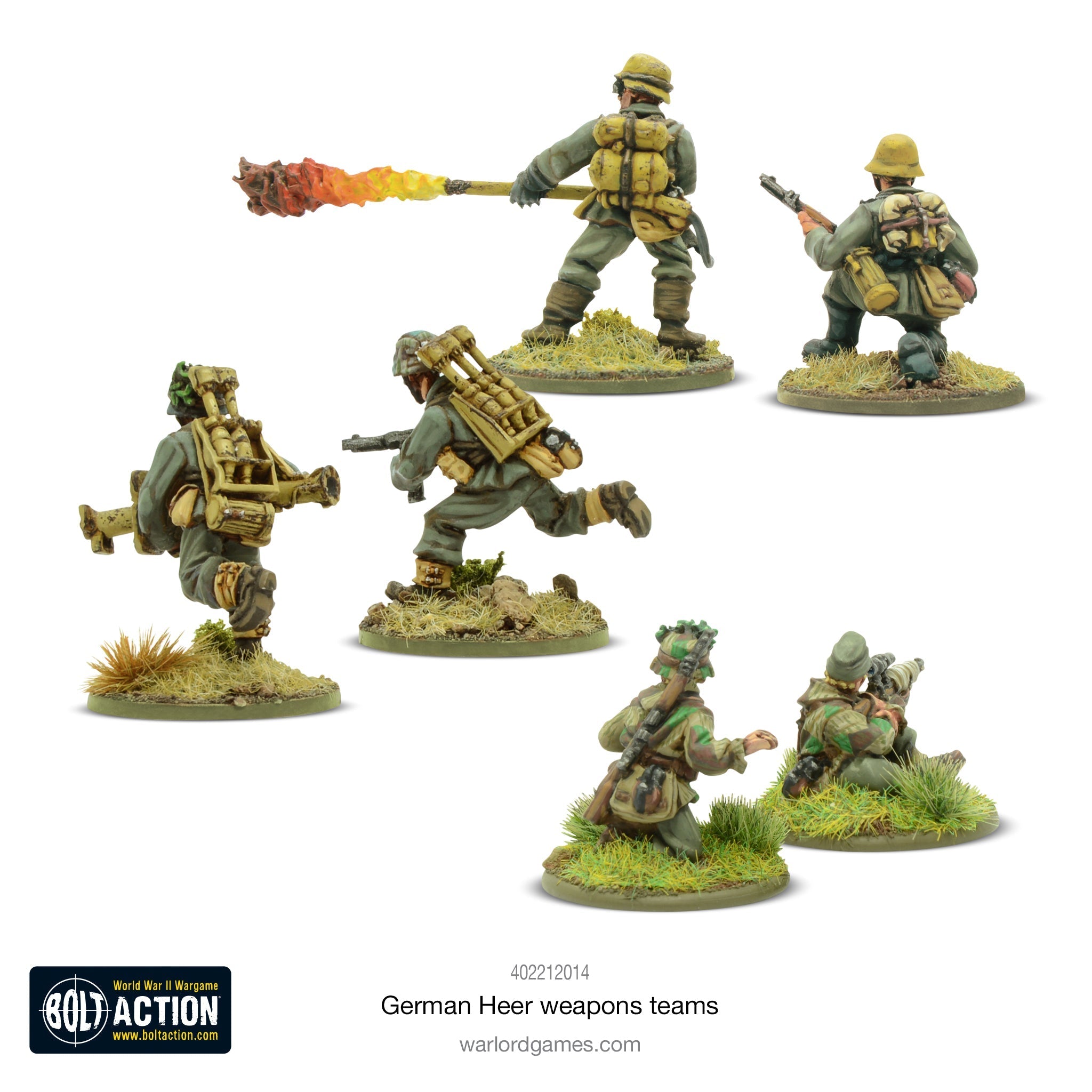 Bolt Action - German Heer Weapons Teams