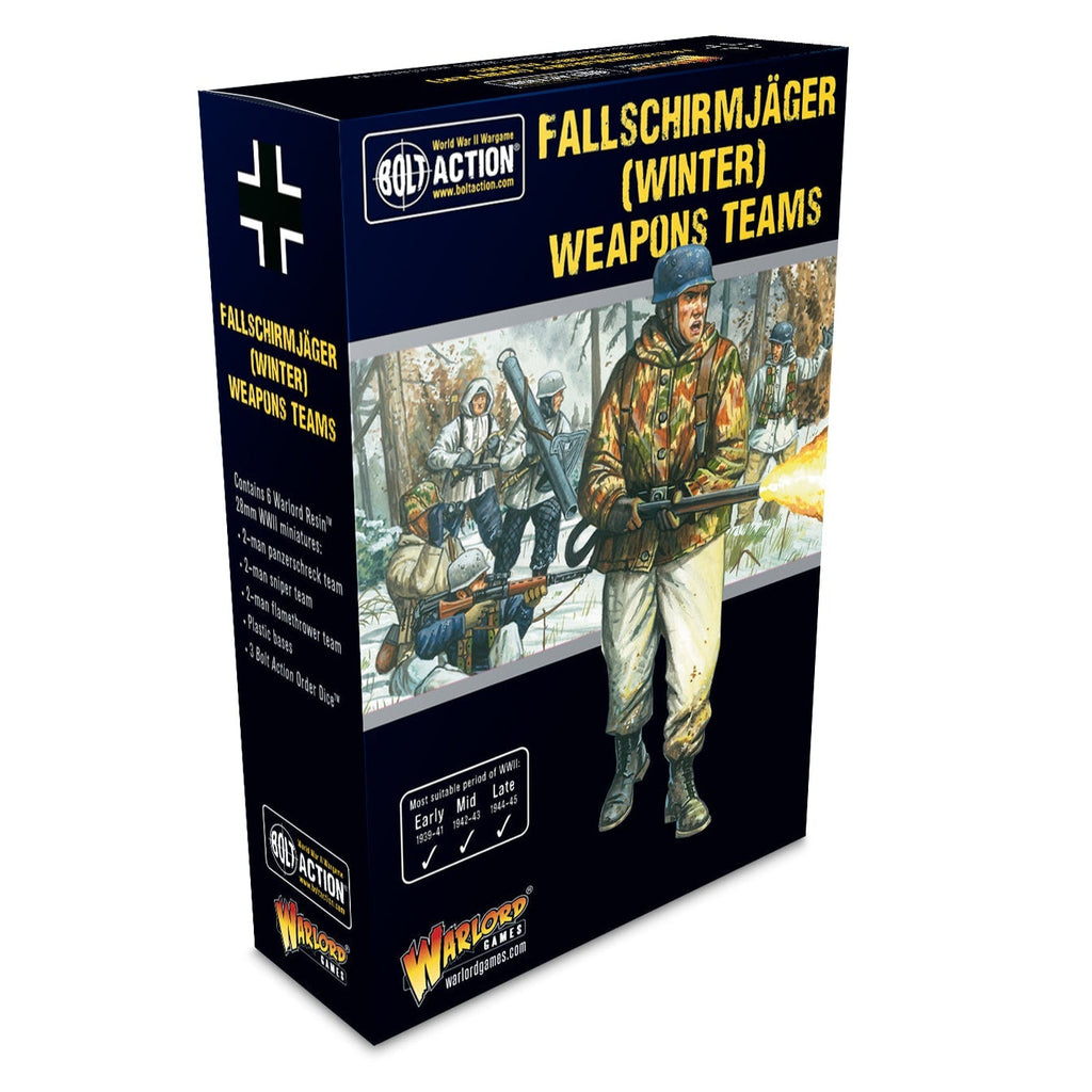 Bolt Action - German Winter Fallschirmjager Weapons Teams
