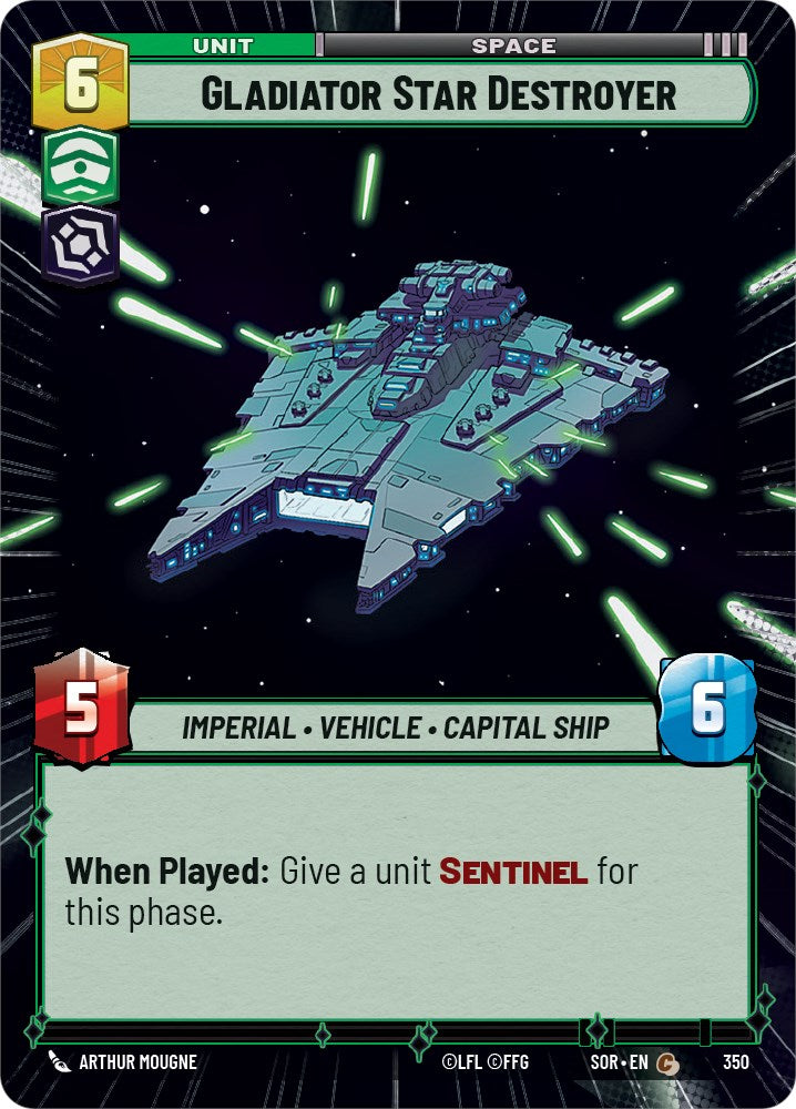 Gladiator Star Destroyer (Hyperspace) (350) [Spark of Rebellion]