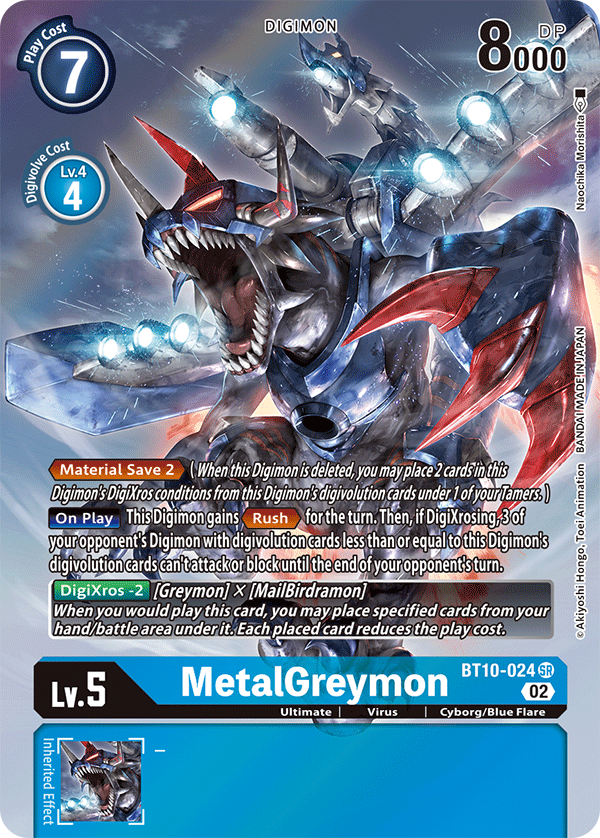 MetalGreymon [BT10-024] (Alternate Art) [Xros Encounter]