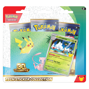 Pokémon TCG: Tech Sticker Collection - Assorted - 30th Celebration