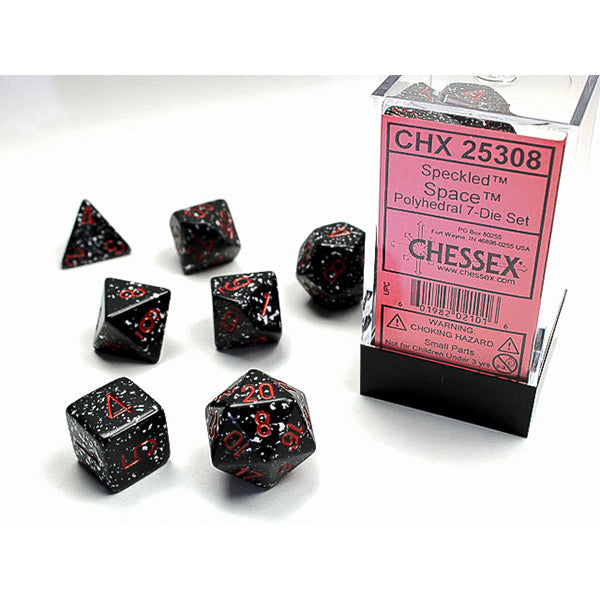 Chessex - Speckled Polyhedral 7 Dice Set - Space
