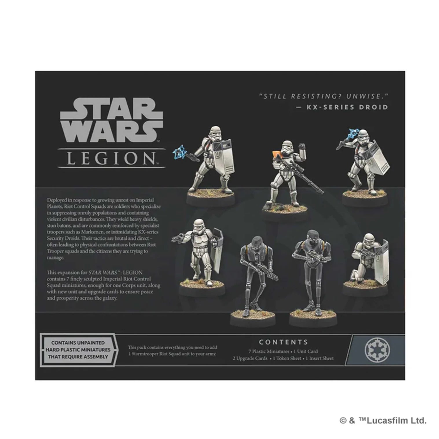 Star Wars: Legion – Imperial Riot Control Squad Unit Expansion