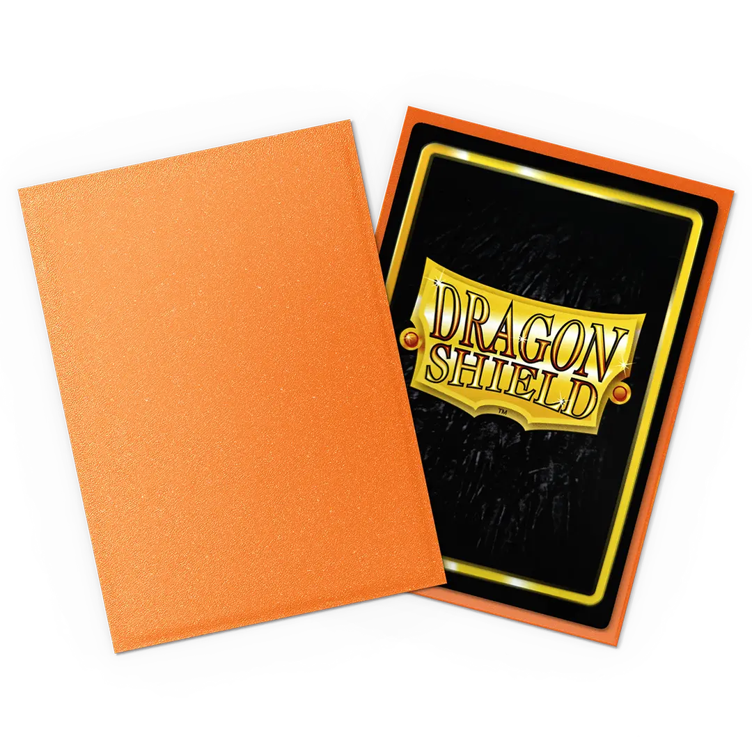 Dragon Shield: Standard 100ct Sleeves - Amber (Matte)