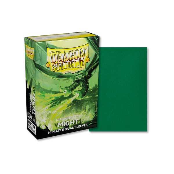 Dragon Shield Dual Matte Sleeves – Might (60) Japanese size