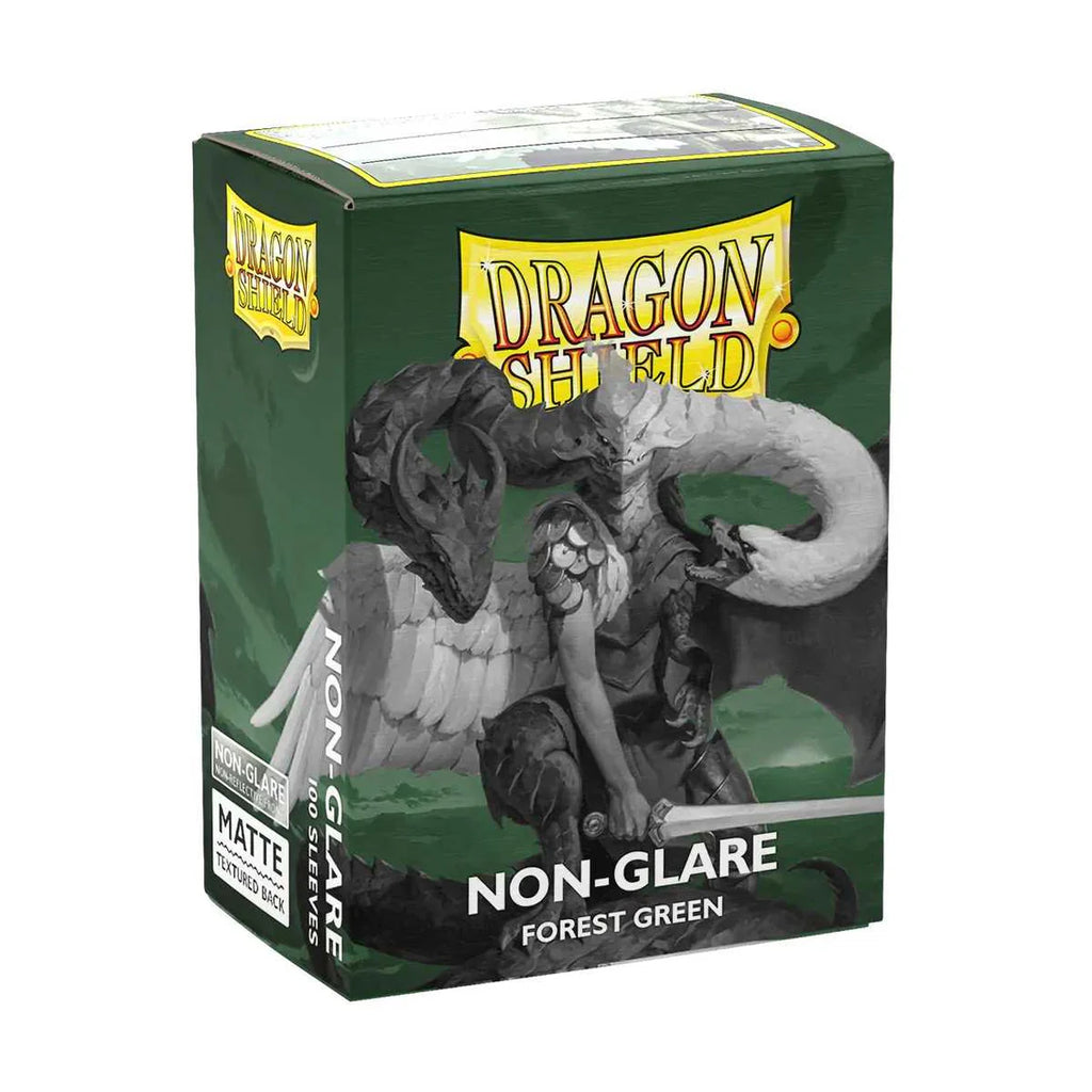 Dragon Shield Matte Non-Glare Sleeves Standard Size - Forest Green (100)