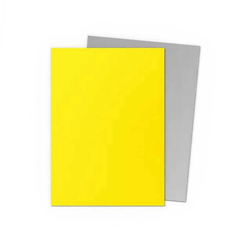 Dragon Shield Matte Dual Standard Sleeves - Yellow & Silver