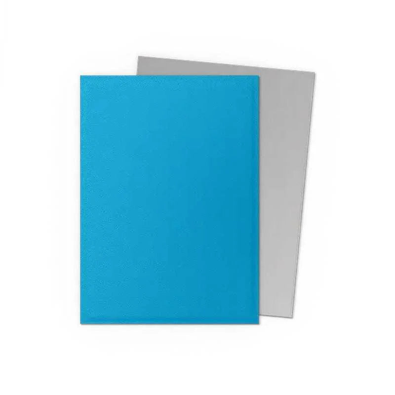 Dragon Shield Matte Dual Standard Sleeves - Sky Blue & Silver
