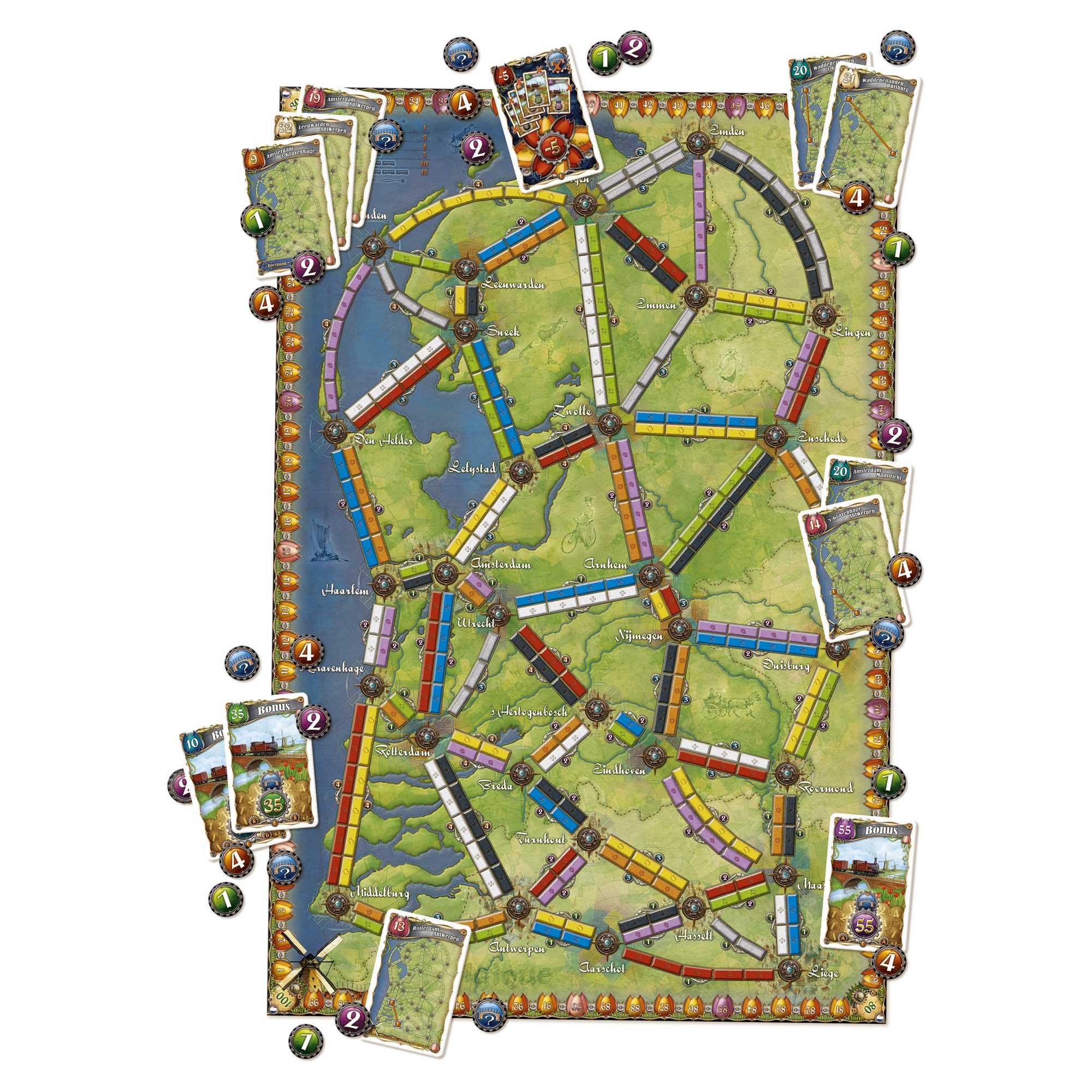 Ticket To Ride Map Collection: Volume 4 - Nederland
