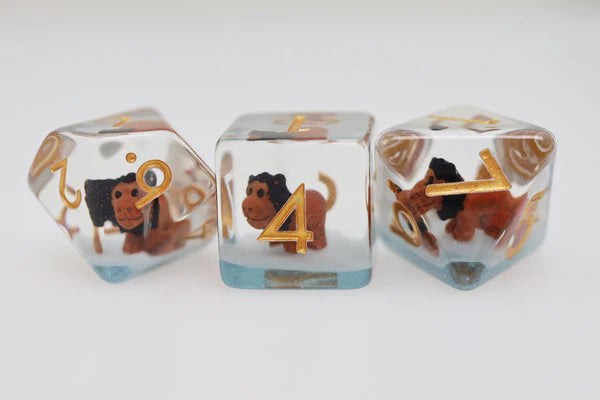 Ferocious Feline RPG Dice Set